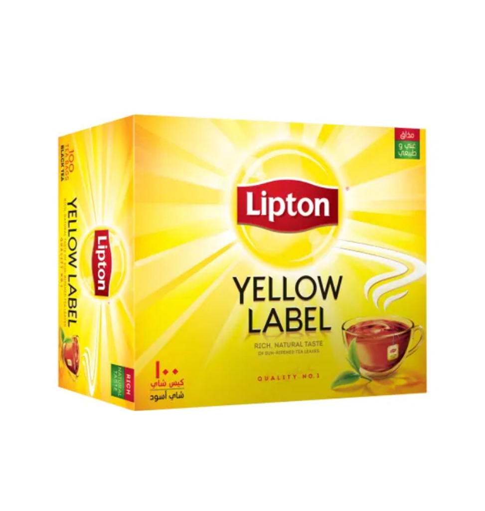 Lipton - Yellow Label Black Tea - 100 Bags