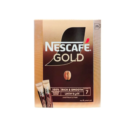 [14322] Nescafe - Gold Instant Coffee - 25 Sachets