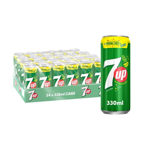 7 Up Can 330ml - Pack of 24