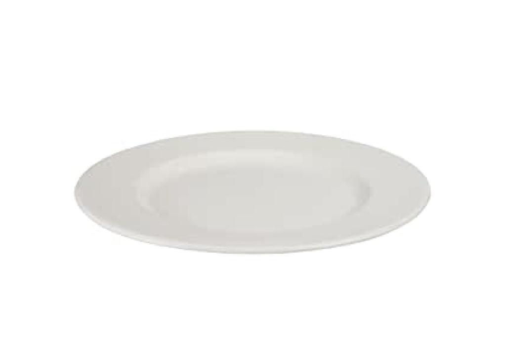 White Porcelain Plate - 27 cm