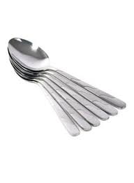 [14033] Stainless Spoons - Set of 6