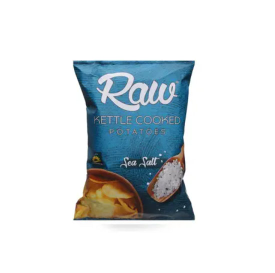 RAW CHIPS - SEA SALT- 25/30gm - Pack of 12