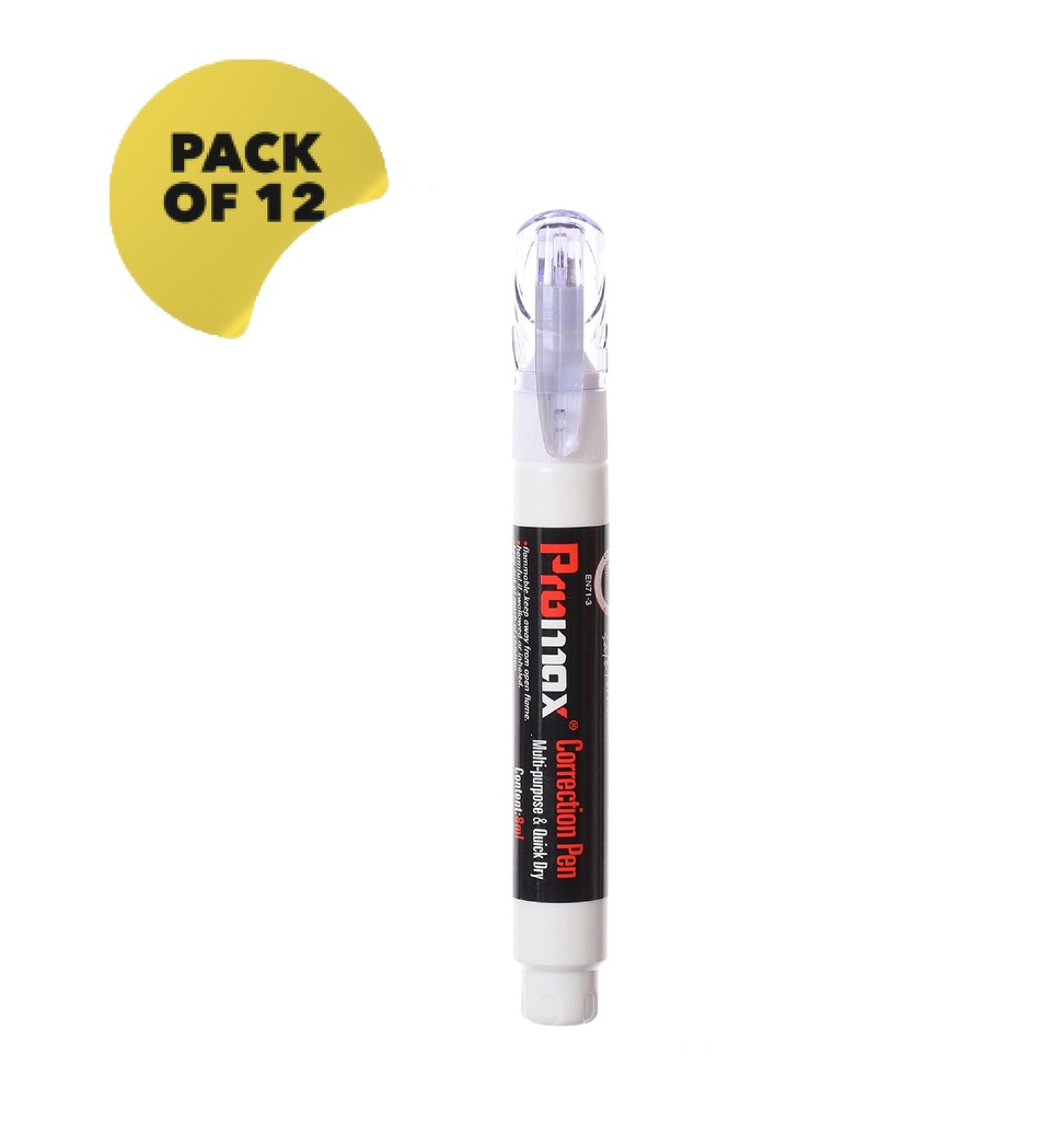 بروماكس - قلم تصحيح - 12 قلم