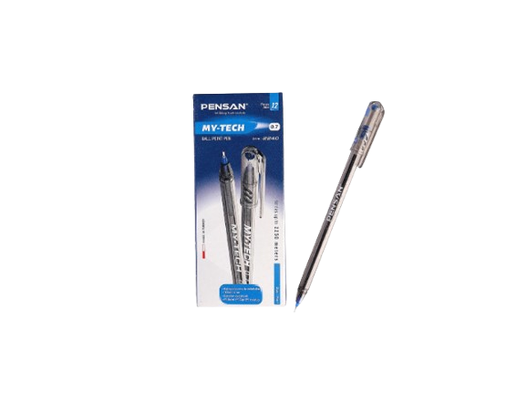 Pensan Turkish Blue Pen TC Ball 0.7mm - pack of 12