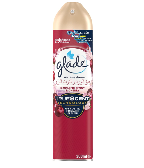 Glade Air Freshener - Blooming Peony & Cherry Scent - 300ml
