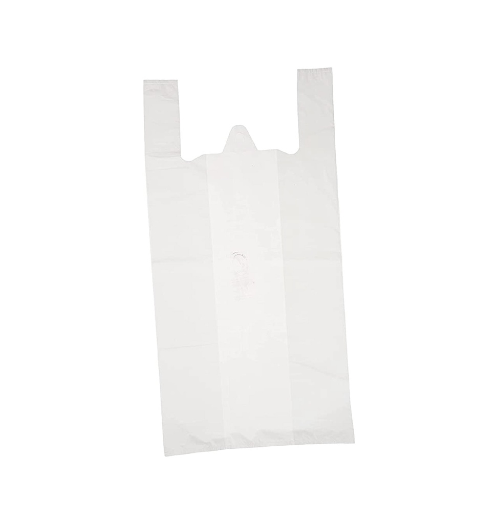 White Plastic Bags for market use Medium size - 1kg