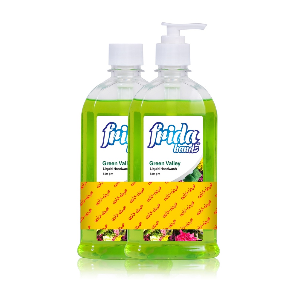 [12129] Frida Green Valley Liquid Hand Soap 520 gm - Set of 2