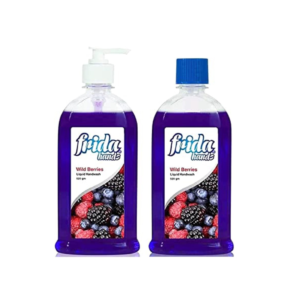 [12128] Frida Wild Berries Liquid Hand Soap 520 gm - Set of 2