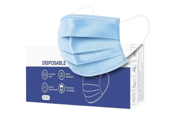 [12020] Prima Disposable Mask 3 layers - Box 50Pcs