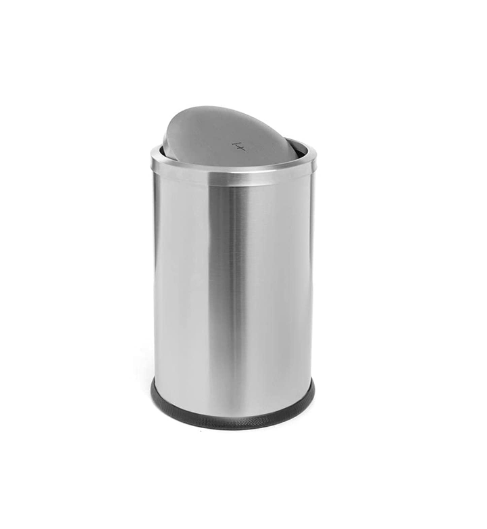 [15822] Metal Garbage Basket Big Size 45 L- "Fan Cover"