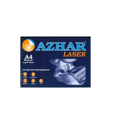 Azhar A4 Copy Paper 80 gm - Box of 5 Reams