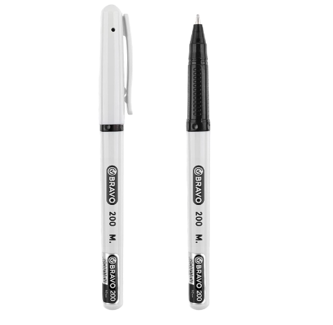 Bravo Black Pen - 1.0mm - Pack of 10