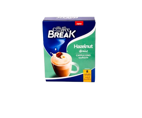 Coffee Break - Hazelnut Cappuccino - 8 Sachets   