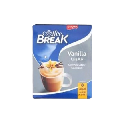 [14524] Coffee Break - Vanilla Cappuccino - 8 Sachets 