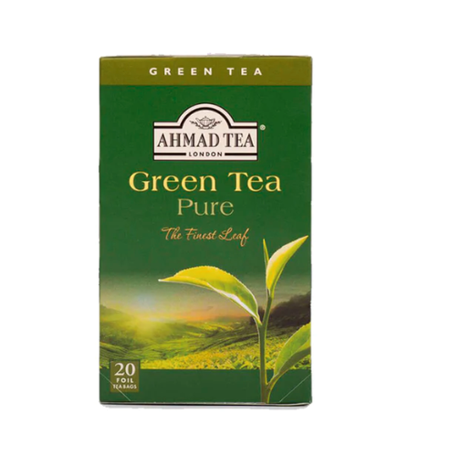 [14237] Ahmad Tea - Green Tea Pure - 20 Foil