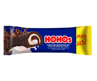 [17006] Hohos Chocolate Cake Filled with Vanilla Cream - Pack of 12