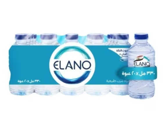 [14532] مياه إيلانو 330 مل - عبوة من 20 قطعة