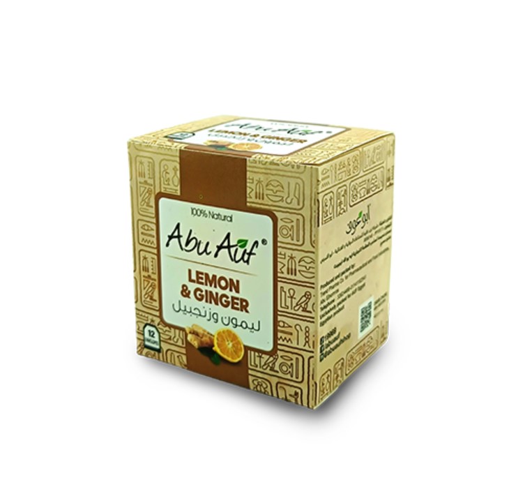 Abu Auf - Lemon & Ginger - 12 Packet
