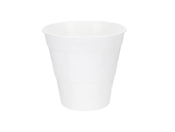 Plastic White Basket, 29 x 29 x 28 cm 