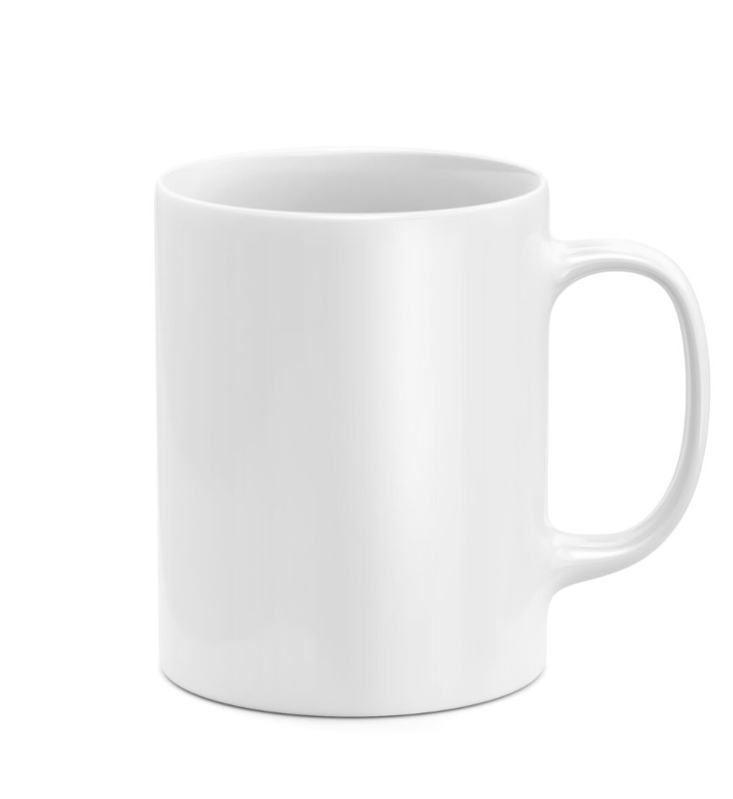 [14020] White Mug