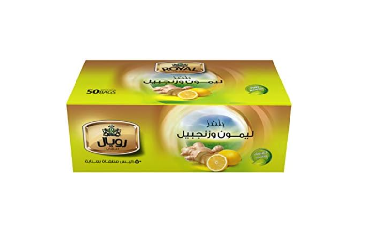 Royal - Lemon Ginger - 50 Bags  