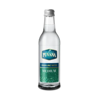 Puvana Sparkling Water - Medium 250ml - Pack of 24