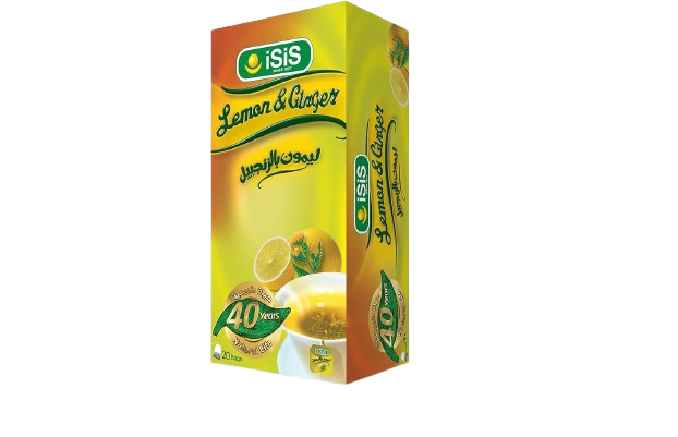 [14754] ISIS - Lemon and Ginger - 20 Bags