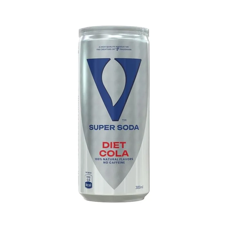 V Super Soda Diet Cola Drink - 300ml - Pack of 24