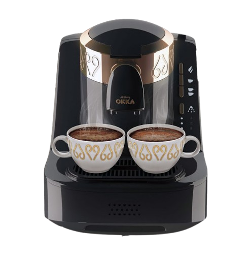 [14420] Arzum Okka-Automatic Turkish Coffee Machine-Ok001-Black, Copper