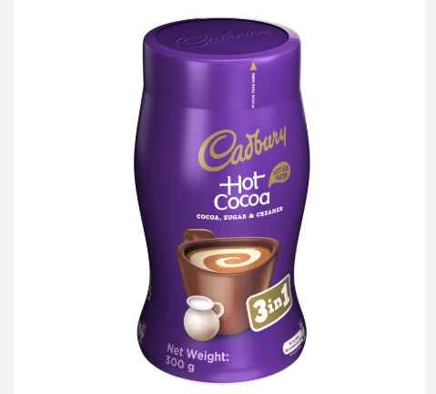Cadbury 3-in-1 Hot Chocolate Powder Beverage Jar (300g) 