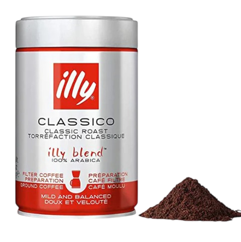 [14347] illy - Classico roasted and ground coffee 250 gm