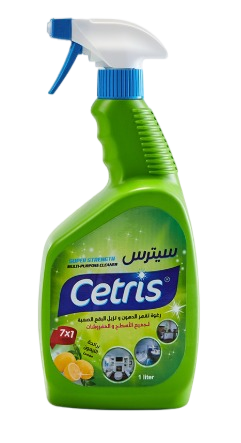 [13628] Cetris Surface & Bathroom Cleaner 7*1 Lemon 1liter