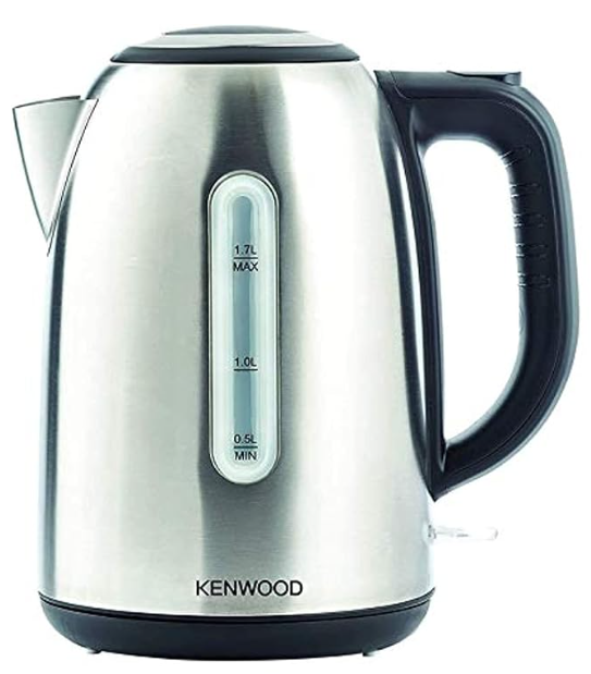 Kenwood Stainless Steel Cordless Kettle, 2200 Watts, 1.7L Capacity – International Warranty – ZJM01.AOBK