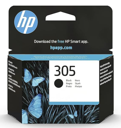 Hp Cartridge Ink 305 Black