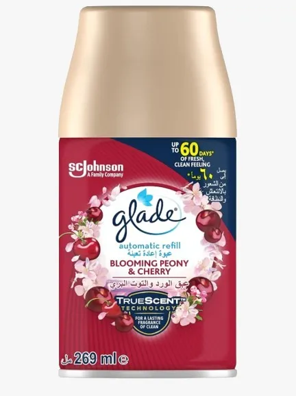 [13930] Glade Automatic Refill - Blooming Peony & Cherry Scent - 269 ml