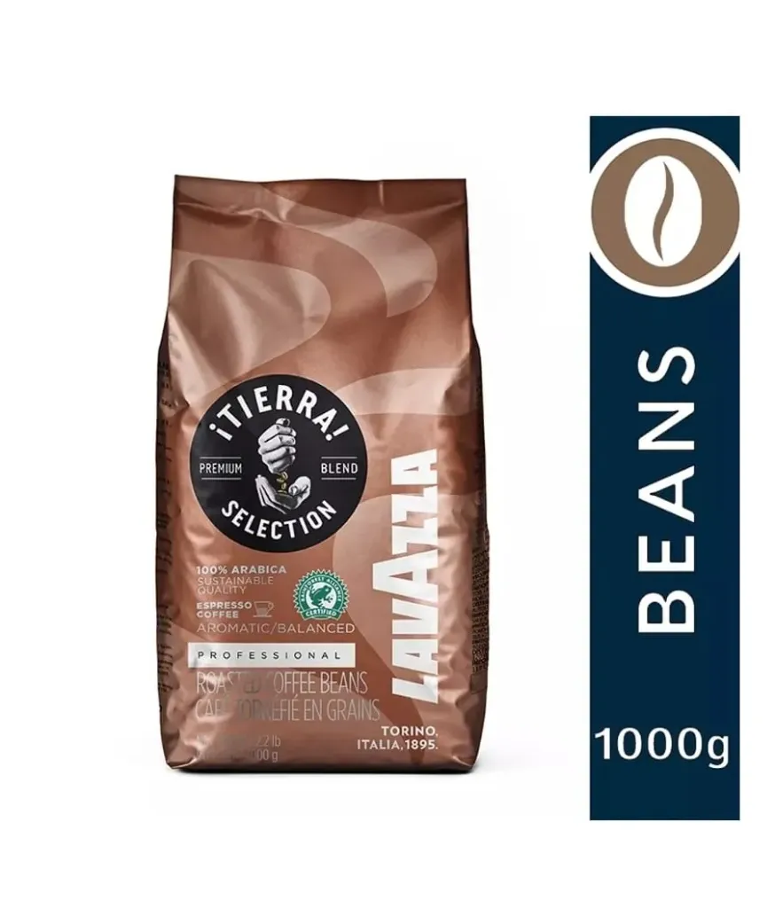 [14959] Lavazza Tierra Selection Espresso Whole Beans Coffee - 1Kg