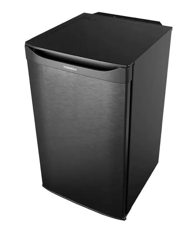 [16934] TORNADO Refrigerator Defrost 100 Liter, 1 Door Mini Bar In Black Color MBR-AR100-BK