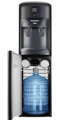[16687] Koldair Water Dispenser, Bottom-Load DSP with Built in Filter, Hot and Cold Taps, Black