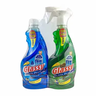Glassy Glass Cleaner, 600 ml - Set of 2
