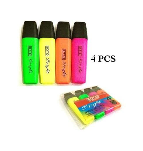 [15809] Roto Highlighter 4 Different Colors