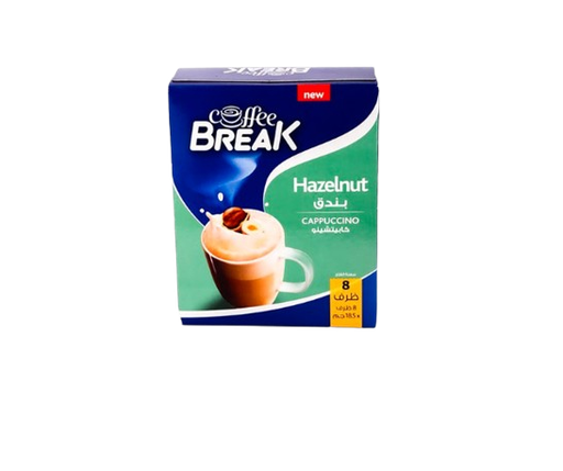 [14522] Coffee Break - Hazelnut Cappuccino - 8 Sachets   