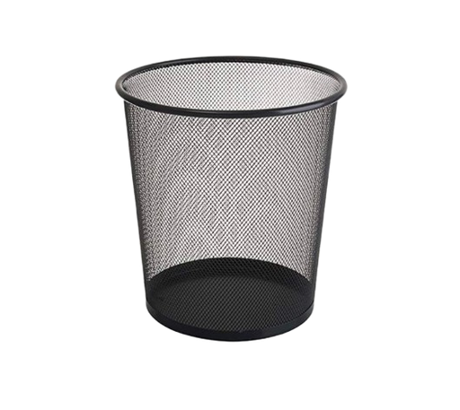 [15813] Metal Office Garbage Basket Large Size 