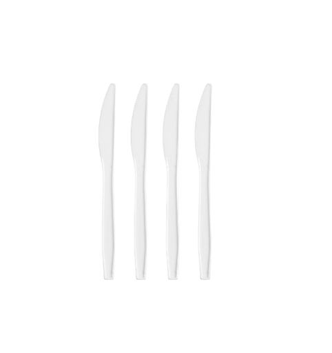 [14052] Disposable Plastic Knife - 50 Pc