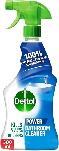 [13145] Dettol Power Bathroom Cleaner, Trigger Spray Bottle, 500ml