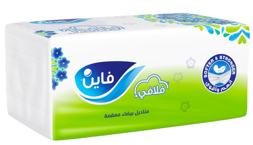 [11044] Fine Fluffy Facial Tissues 480 Sheets, 3 Ply , Pack of 18 