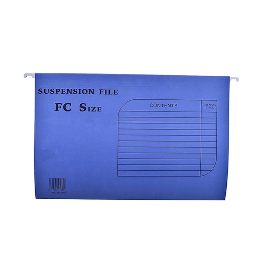 [15833] Foolscap Large Paper Suspension Files with Tabs and Card Inserts